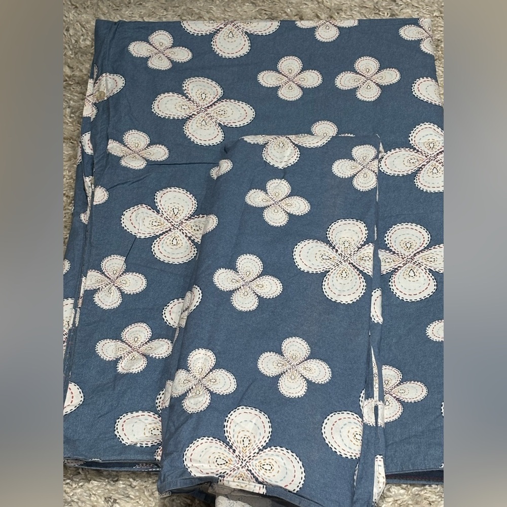 Incredibly rare, Delia’s bedding, duvet cover, and sheet twin blue Y2K